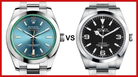 rolex explorer vs milgauss